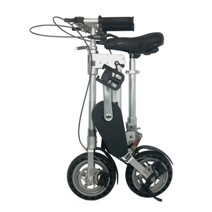 微拜客折叠自行车XT2 bike实芯轮胎碟刹后避震铝合金超轻 folding