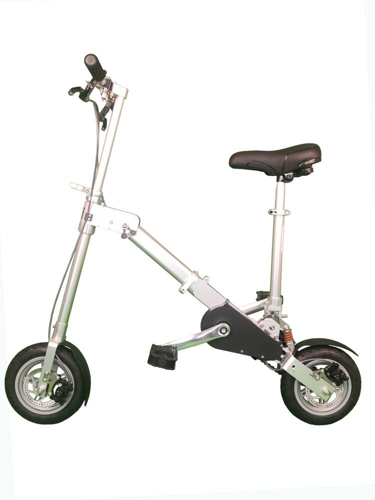 微拜客脚踏折叠车可上地铁高铁男女超轻小轮型碟刹带后避震充气