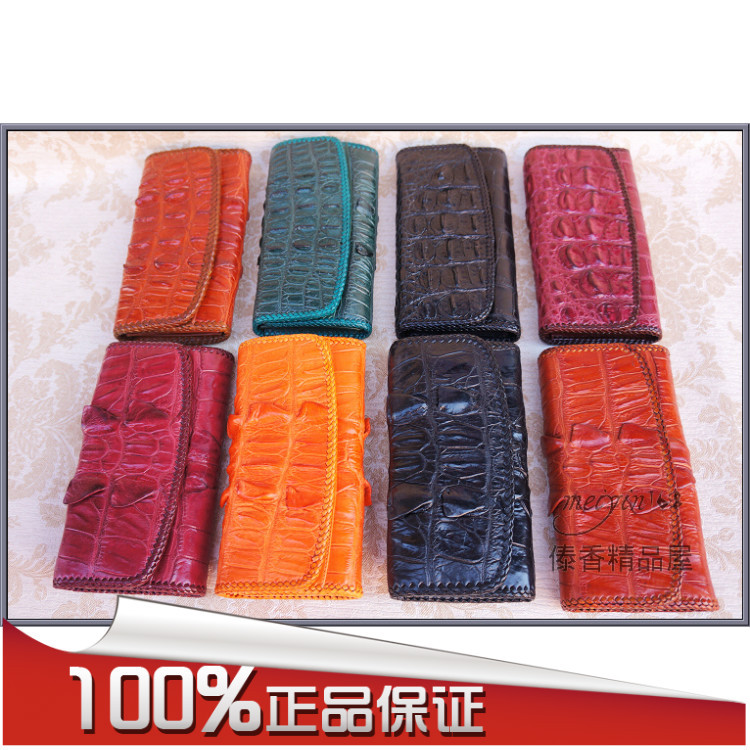 手工编织通用长款多功能皮夹