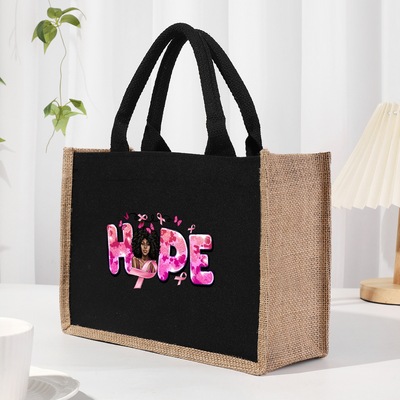 Canvas Handbag Tote Bag Portable Handheld Shopping Bag