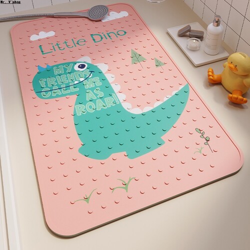 Cartoon bathroom non slip floor mat, bathroom floor mat