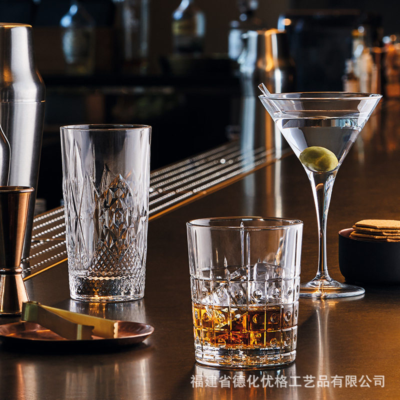 Cocktail glass, whiskey glass, red wine glass威士忌红酒杯子