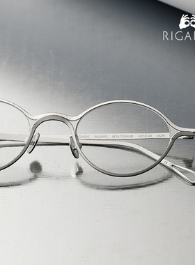 RIGARDS 十周年纪念款 RG1039TI 钛金属椭圆全框复古近视眼镜框
