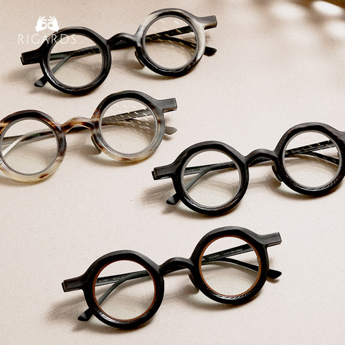 Rigards圆形钛金属+水牛角