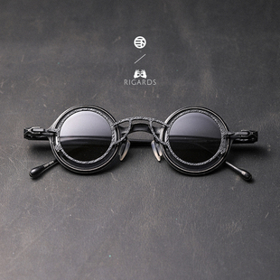 RIGARDS CHEN联名RG1911TI复古圆形磁吸夹片墨镜光学眼镜 ZIGGY
