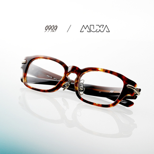 品质男女钛金属眼镜框架 999.9 日本手作眼镜 轻量感板材 145 NPM