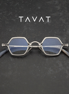 TAVAT 意大利手工眼镜框 新款 Axis SC220 工业风复古六边形镜架