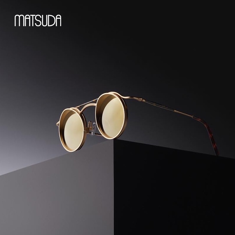 matsuda松田新品2903h撒盐圆框