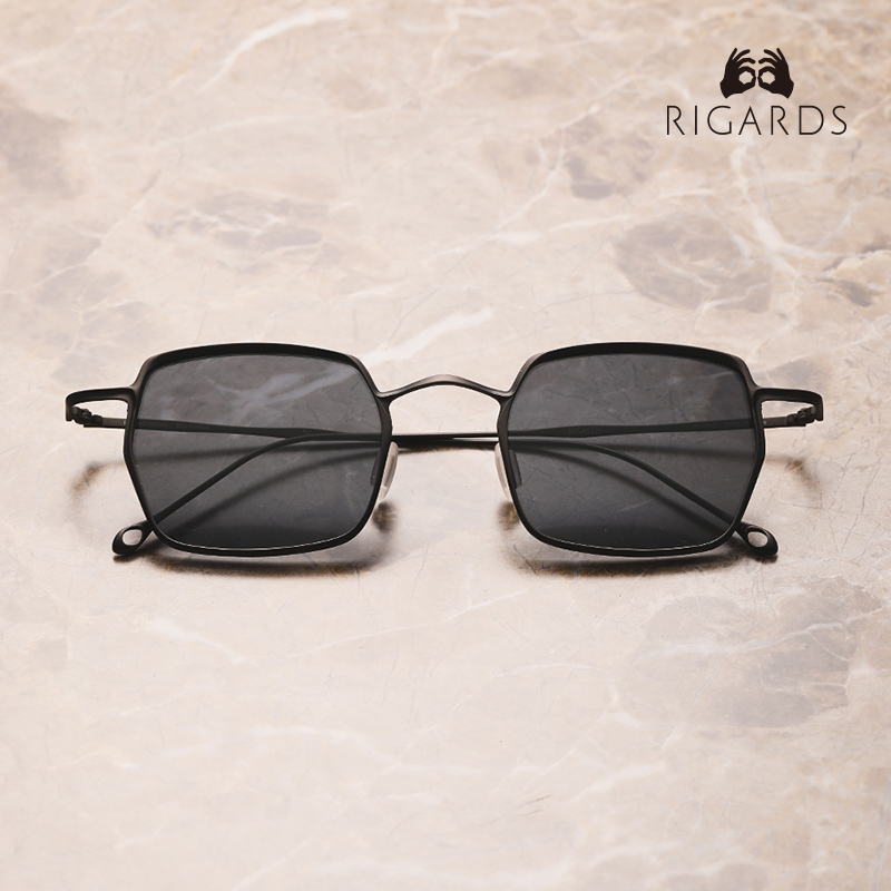 RIGARDS法国设计师手造眼镜RG1086TI复古方形镜框近视超轻眼镜架