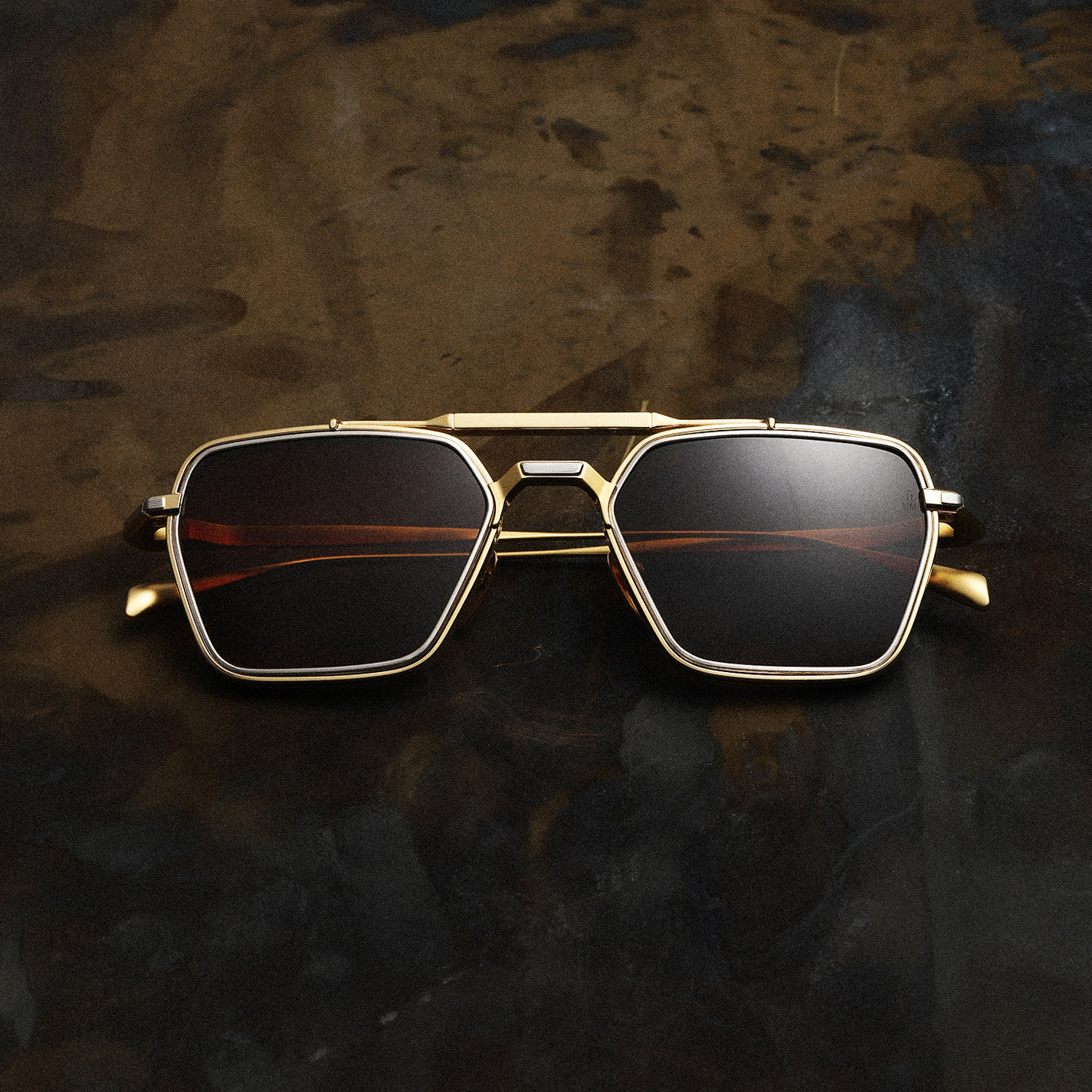 JACQUESMARIEMAGE 全球限量版眼镜框 JMM双梁飞行员方框COMMODORE