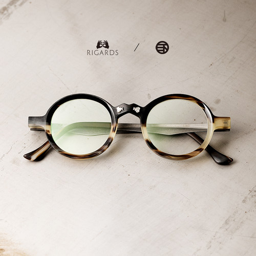 RIGARDS圆框牛角+钛+.925银限量