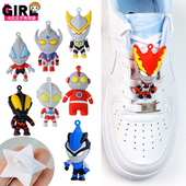 百搭配饰方便可拆卸 饰扣凹凸曼定制diy成人儿童通用个性 鞋 带扣装