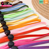 小众彩色防风绳UV CUT专用带别针防掉无帽孔可用欧美潮人穿搭帽绳