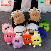 彩色眼镜毛球鞋 饰扣卡通配件通用可拆卸 带扣DIY空军一号af1玩偶装