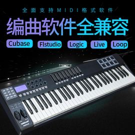 Worlde panda25/49/61键专业编曲键盘电音键盘音乐键盘midi控制器图片