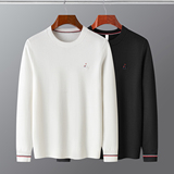 2025秋冬圆领套头毛衣保暖黑色Y266-P62一口价（118），男装针织衫/毛衣，电商A159