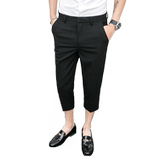 春夏韩版修身7分裤浅灰K115-P48(78)，男装休闲裤，电商A159