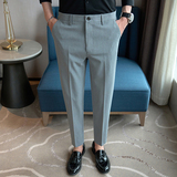 春夏韩版修身西裤青年休闲裤男浅灰K8099-P50特批（88），男装西裤，电商A159