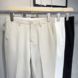 春夏修身西裤9分裤休闲裤男三色可选K769-P50挂拍（88），男装西裤，电商A159