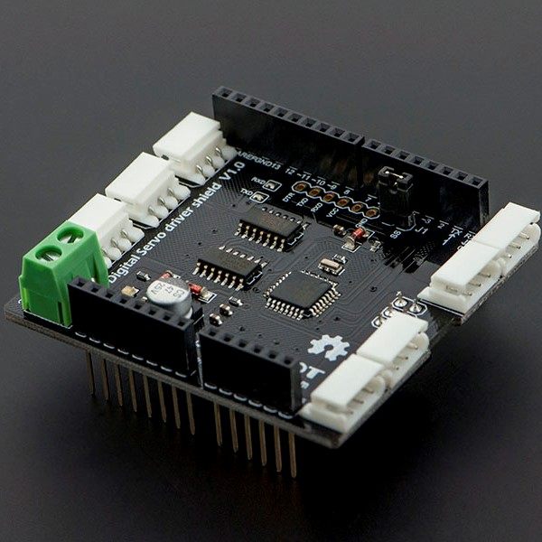 数字舵机扩展板兼容Arduino图片
