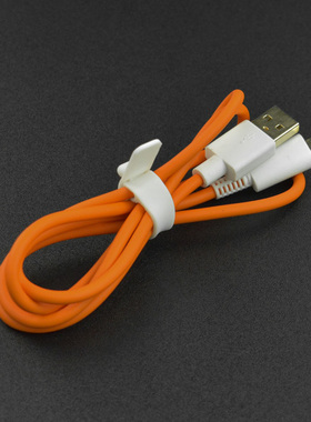 microbit USB数据线磨砂硅胶扁平线材不易打结 FIT0351-OE 1米