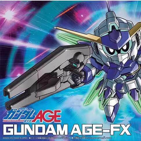 万代拼装模型 SD BB战士 376 AGE-FX 高达