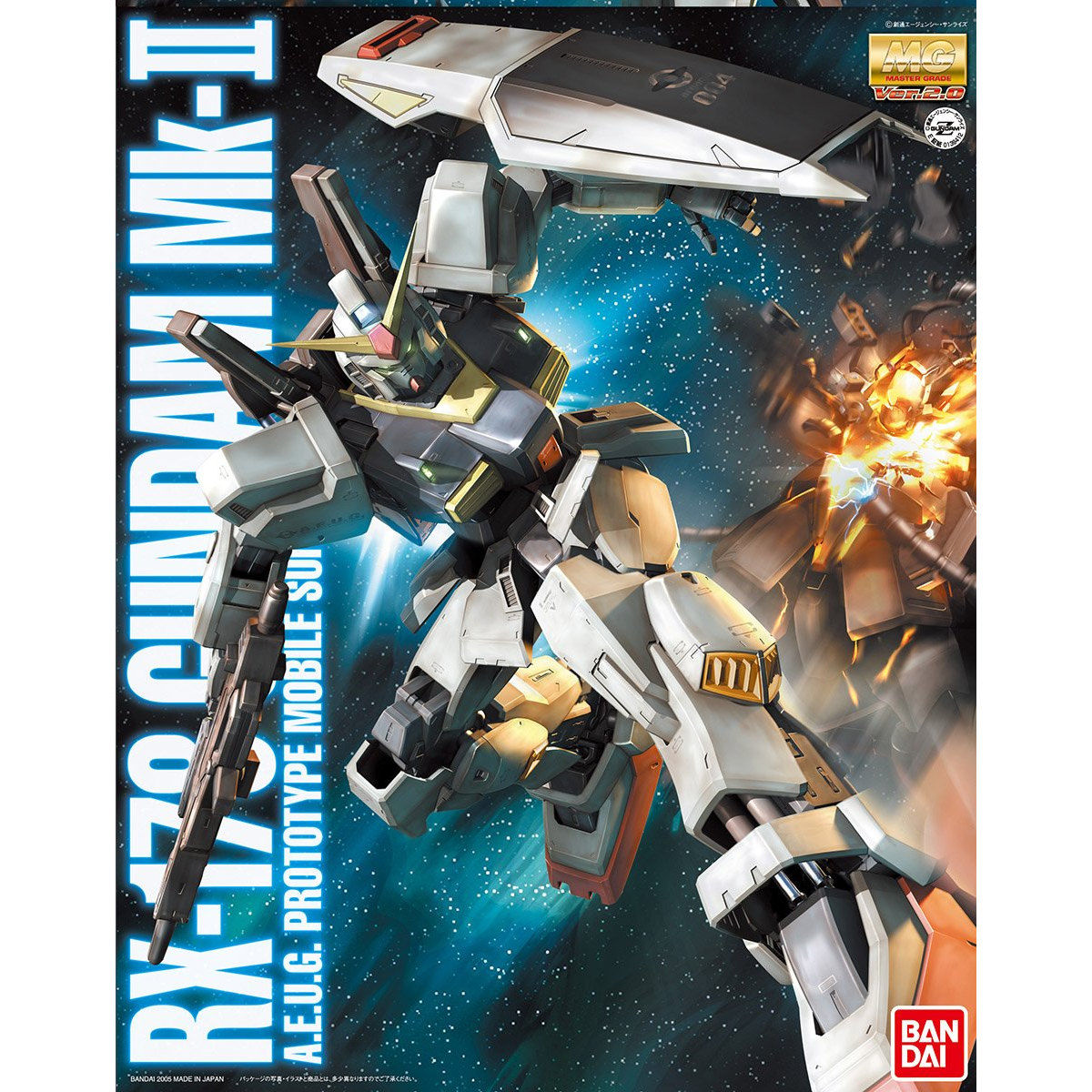 万代拼装模型 MG 1/100 Mk-II RX-178 Mk-2 奥古高达 白兔2.0