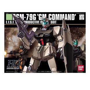 万代拼装模型 HG HGUC 046 RGM-79G 吉姆突击型 吉姆指挥官 高达