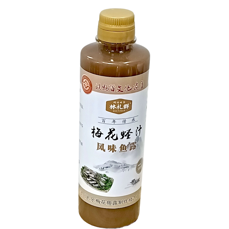 长乐梅花蛏汁580克风味鱼露美味蛏露福建非物质文化遗产林礼群