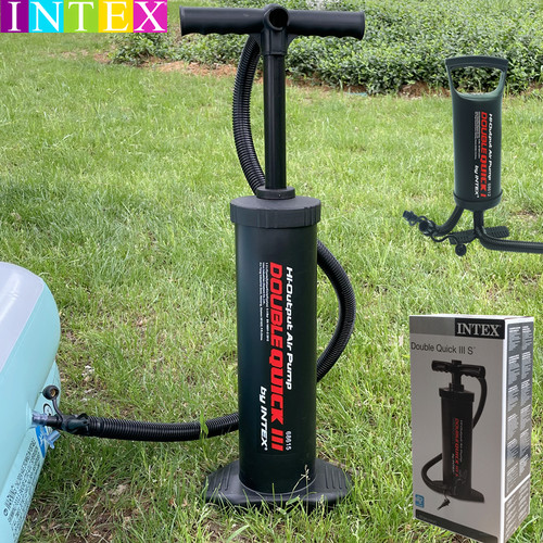 INTEX救生圈皮划艇游泳池打气筒