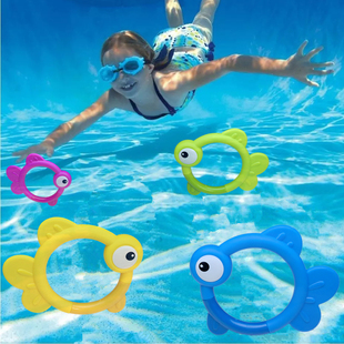 金鱼沉底可站立儿童潜水教具游泳馆男女小孩水下闭气训练玩水玩具