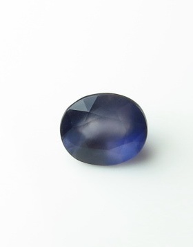 送国检证书1.97克拉堇青石IOLITE 裸石 戒指面 吊坠 矢车菊蓝色