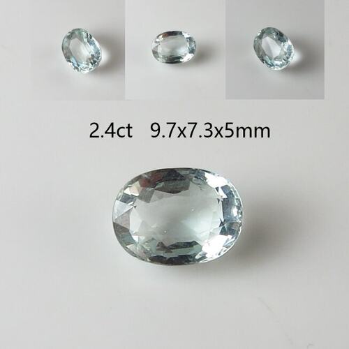 裸石海蓝宝石女生戒面价格亲民