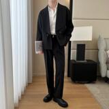 2025秋冬男轻奢高端品质雅痞西装套装A202TZ809P190(XZ809+K7019，男装西服套装，星座1311（原A202）