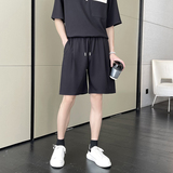 2025夏季高品质男士五分裤宽松直筒潮流松紧短裤潮A202DK2018P50，男装牛仔裤，星座1311（原A202）