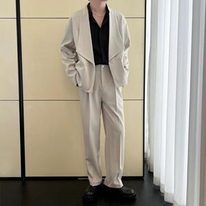 春夏男轻奢高端品质雅痞西装套装A202TZ809P190(XZ809+K7019图片