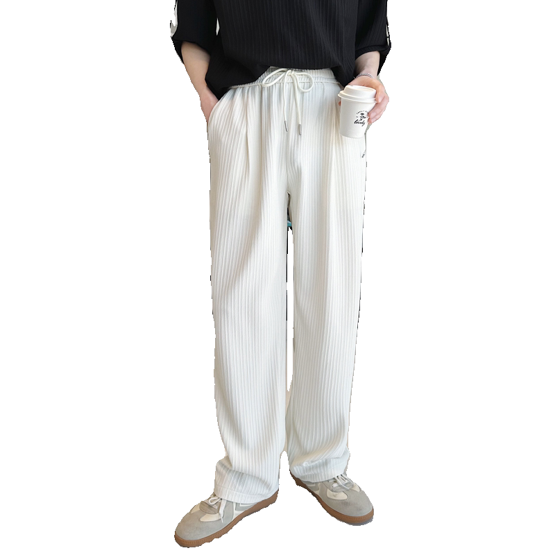 2025春夏新款男士松紧宽松直筒运动休闲长裤A202K9311P65,男装休闲裤,星座1311（原A202）