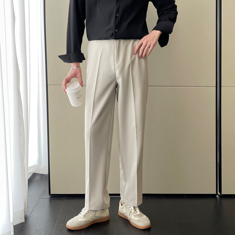 2025春夏新款轻熟风宽松直筒休闲裤西裤抖音直播A202K3096P65，男装西裤，星座1311（原A202）