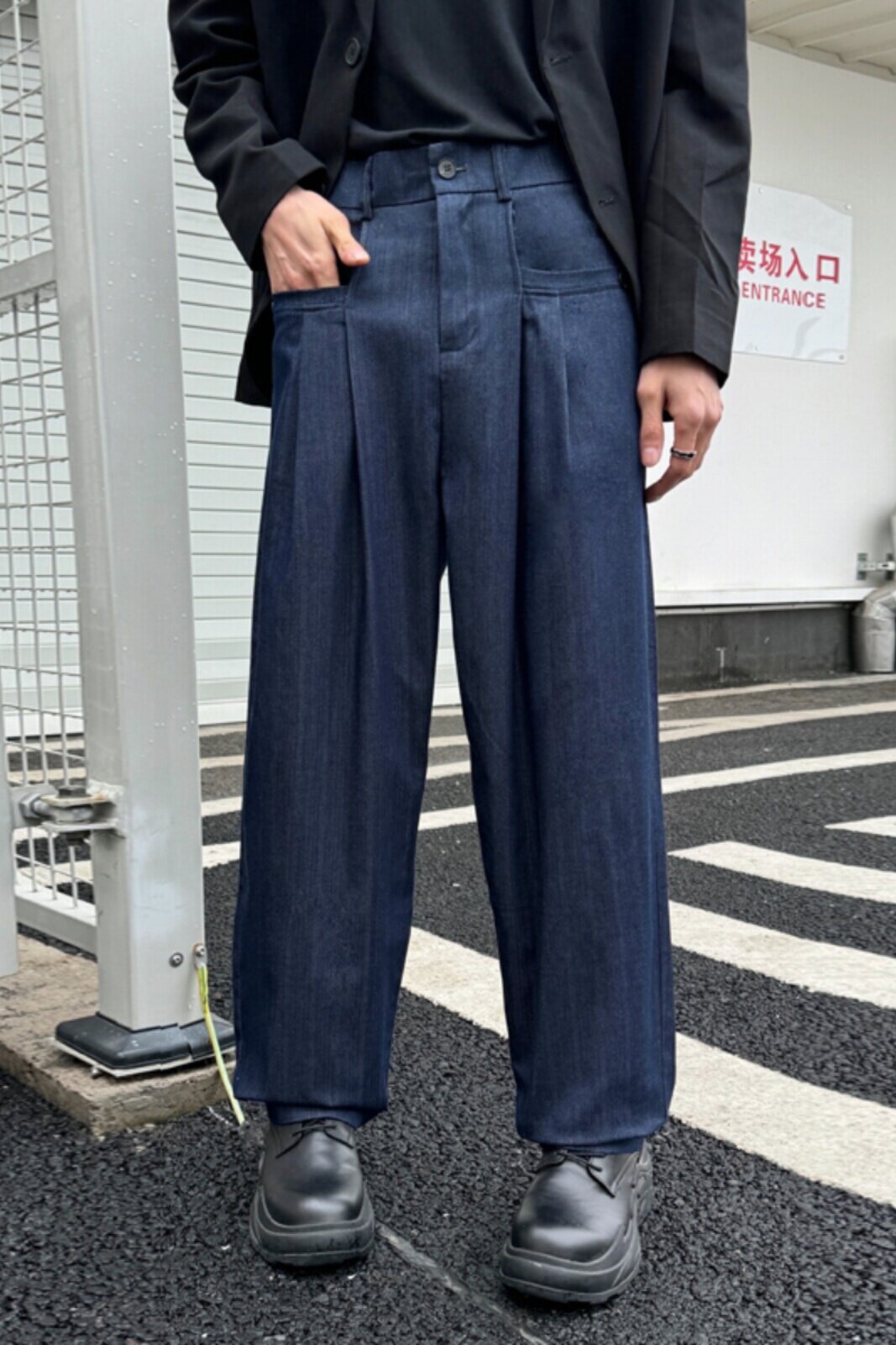 2025春夏高品质薄款宽松阔腿拖地牛仔裤A202N2058P95,男装牛仔裤,星座1311（原A202）