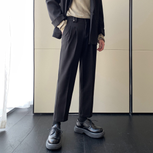 2025秋冬男士保暖毛呢韩版ins小直筒休闲裤潮男长裤A202K2048P60，男装棉衣，星座1311（原A202）