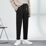 2025轻熟风男毛呢休闲裤修身小脚裤抖音直播长裤A202K2048P60，男装休闲裤，星座1311（原A202）