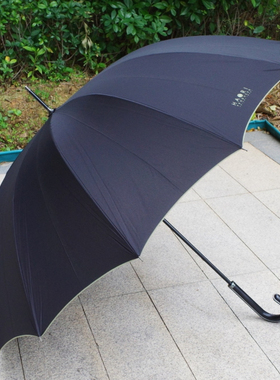 日制伞认证haori品质设计师品牌12骨大伞面深蓝色vintage孤品雨伞