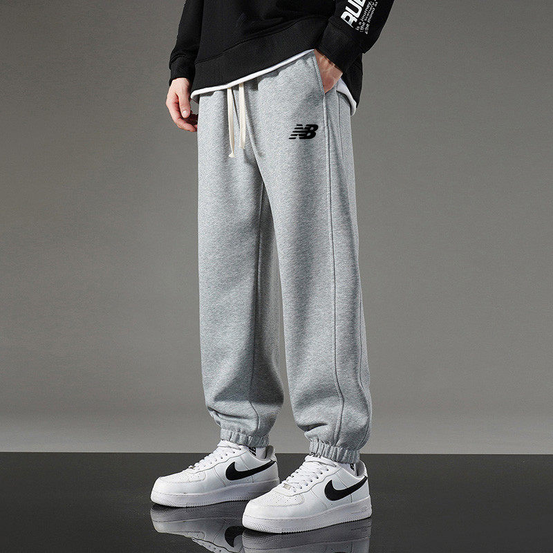 折扣专区纯棉运动裤子男女款长裤春秋冬休闲宽松加绒加厚束脚卫裤