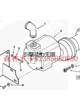 CUMMINS康明斯柴油发动机 3029014 支架 起动马达支架配件