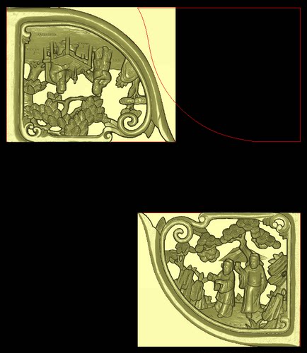 雀替雀梯扫描精雕图古建装修建筑构件古代原版扫描精雕图五元一个