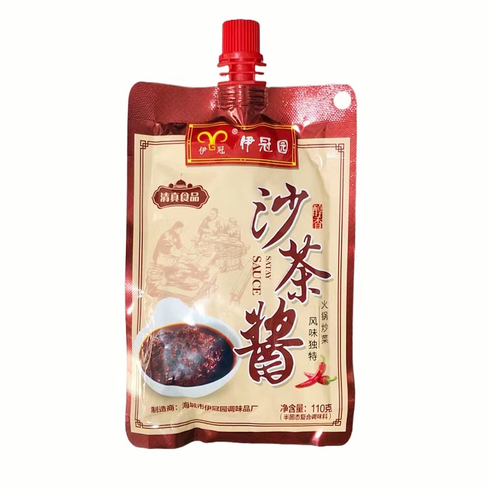 伊冠园香辣牛肉酱菌王酱沙茶酱