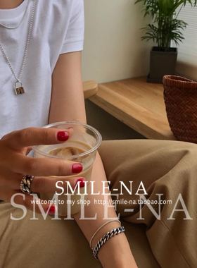 韩国东大门进口ins925长款吊坠