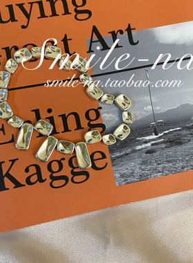 小众韩国进口纯银不规则弹力手环