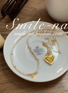 925纯银拼接韩国天然珍珠项链