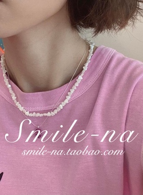 天然爱心韩国设计款颈链